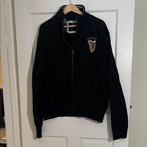 Guinness Black and Gold Bomber Jacket